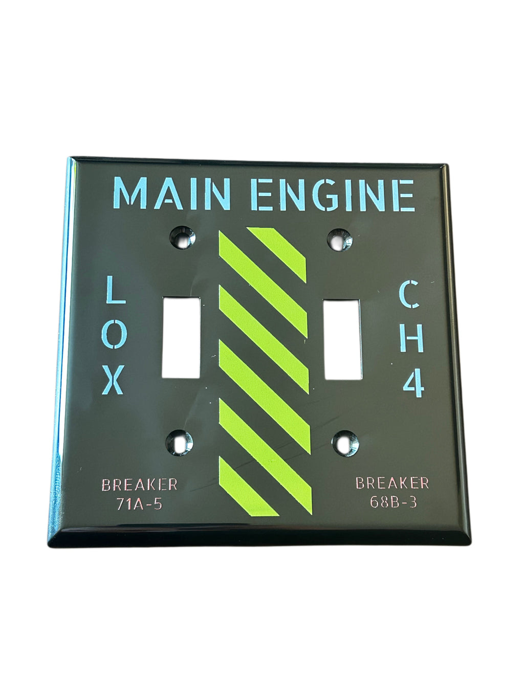 Main Engine Light Switch Plate