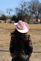 Durango Cowboy Hat - Blush Pink