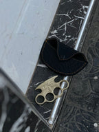 Custom engraved brass knuckle
