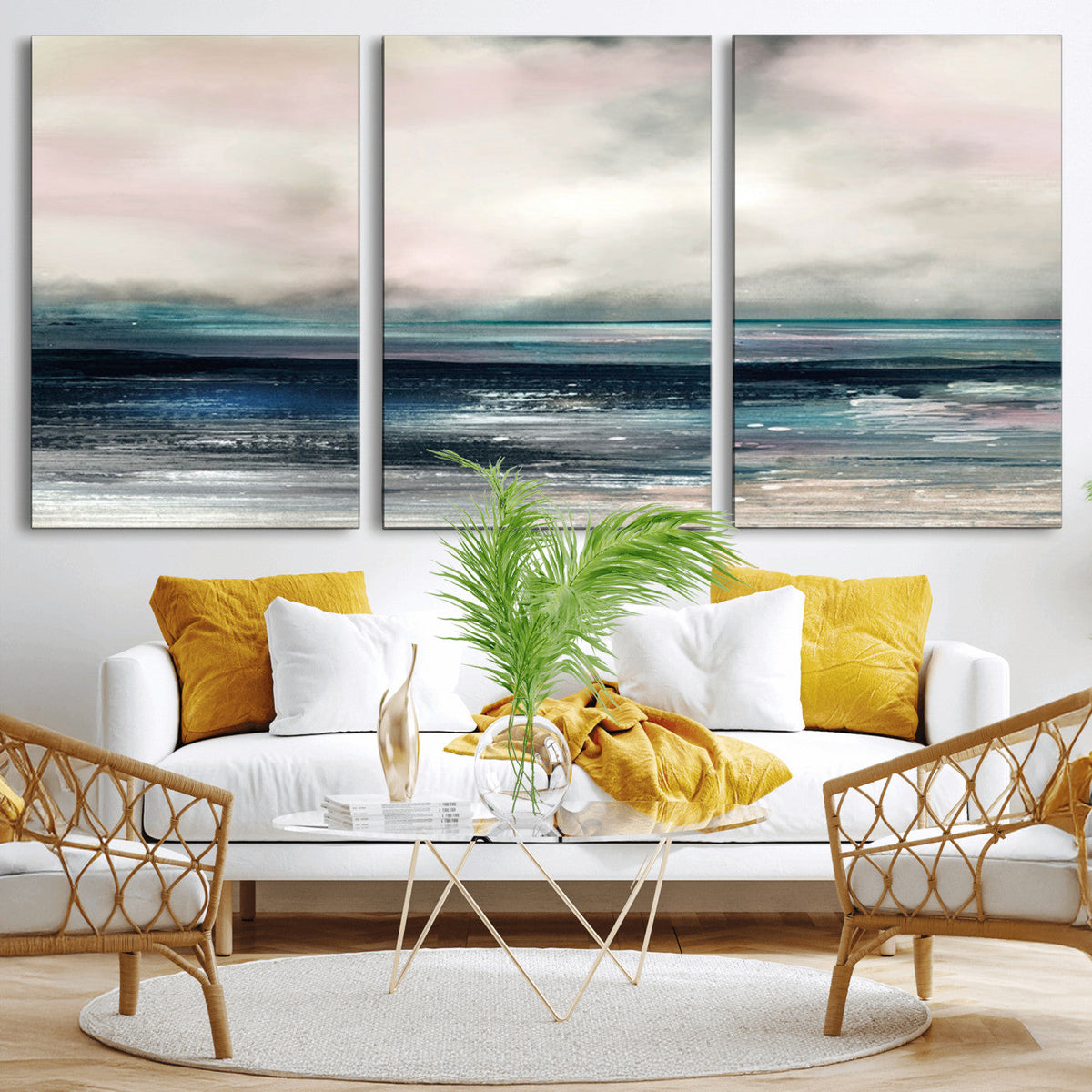 Contemporary Abstract Wall Art Canvas Print