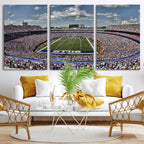 Buffalo Bills Highmark Stadium Wall Art Canvas Print, Bills Game Day Decor
