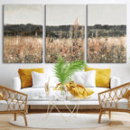 Rustic Field Landscape Wall Art Print, Giclee Canvas Wall Art