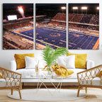 Boise State Broncos Albertsons Stadium Wall Art Canvas Print