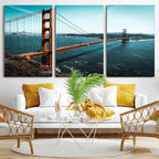 Golden Gate Bridge Wall Art Canvas Print | San Francisco Landmark Photography