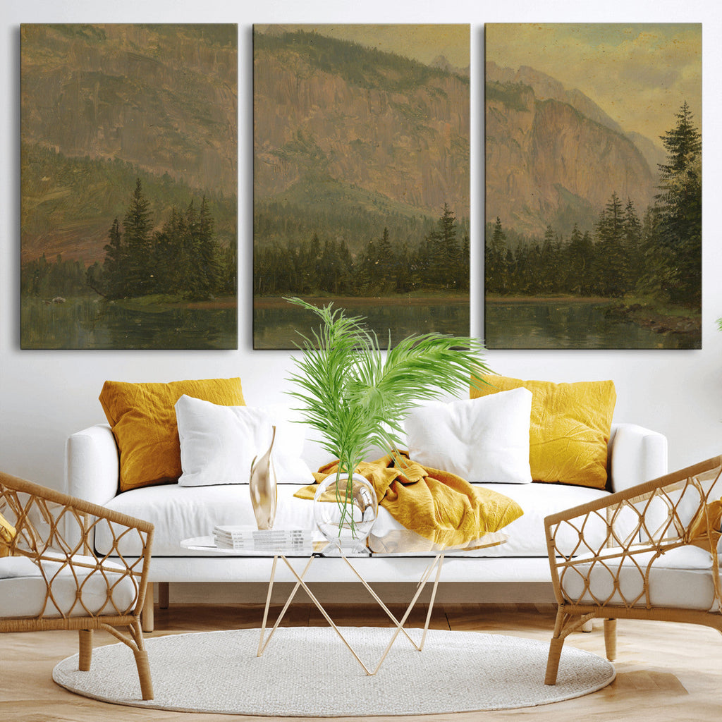 Frederic Edwin Church Hintersee Canvas Print, Hudson River