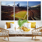 Chicago Bears Soldier Field Canvas Wall Art, NFL Stadium Panorama