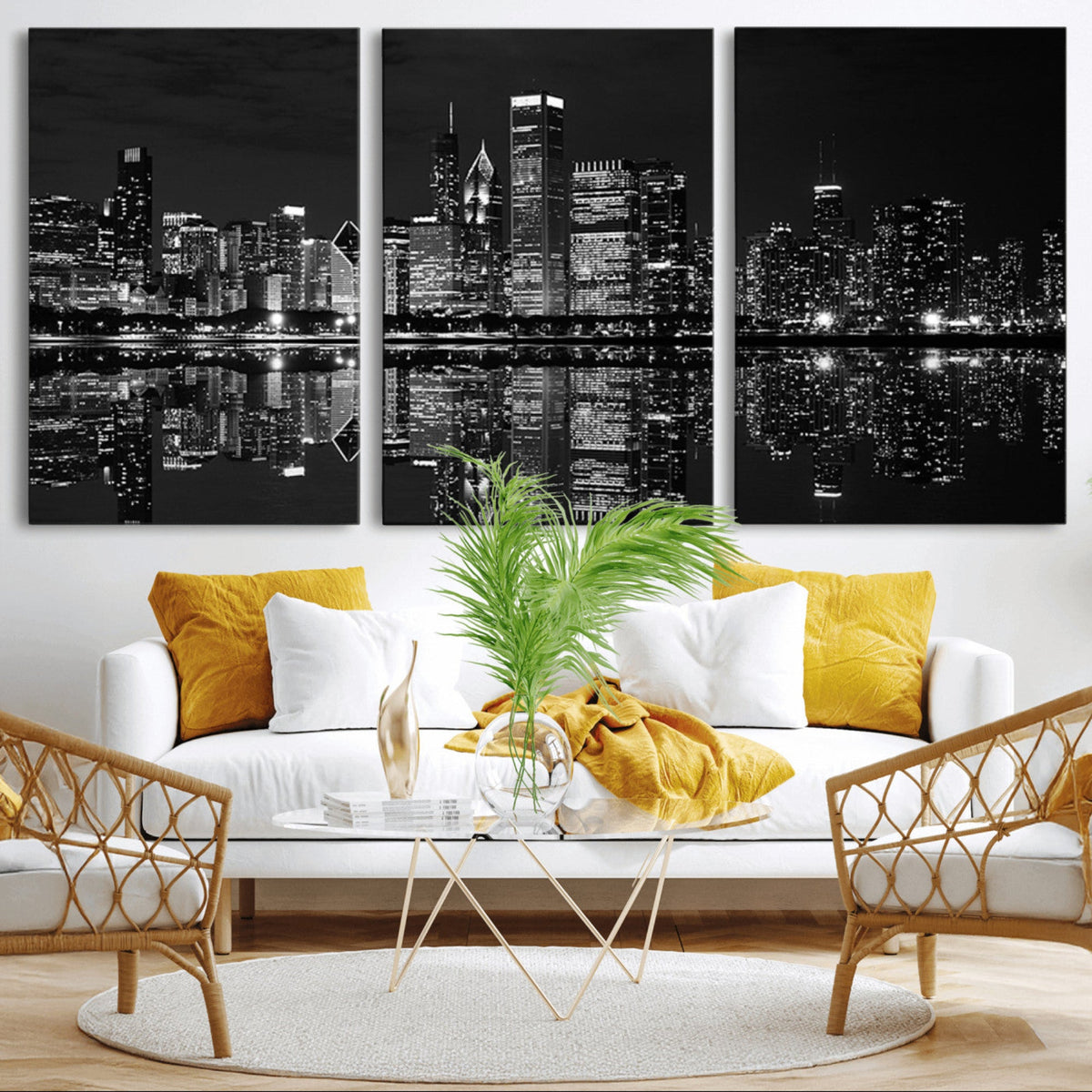 Chicago Wall Art Canvas Print