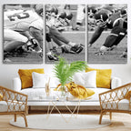 American Football Player Wall Art Canvas Print
