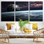 Space and Planet Canvas Print