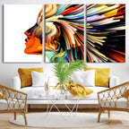 Profile Colors Canvas Print