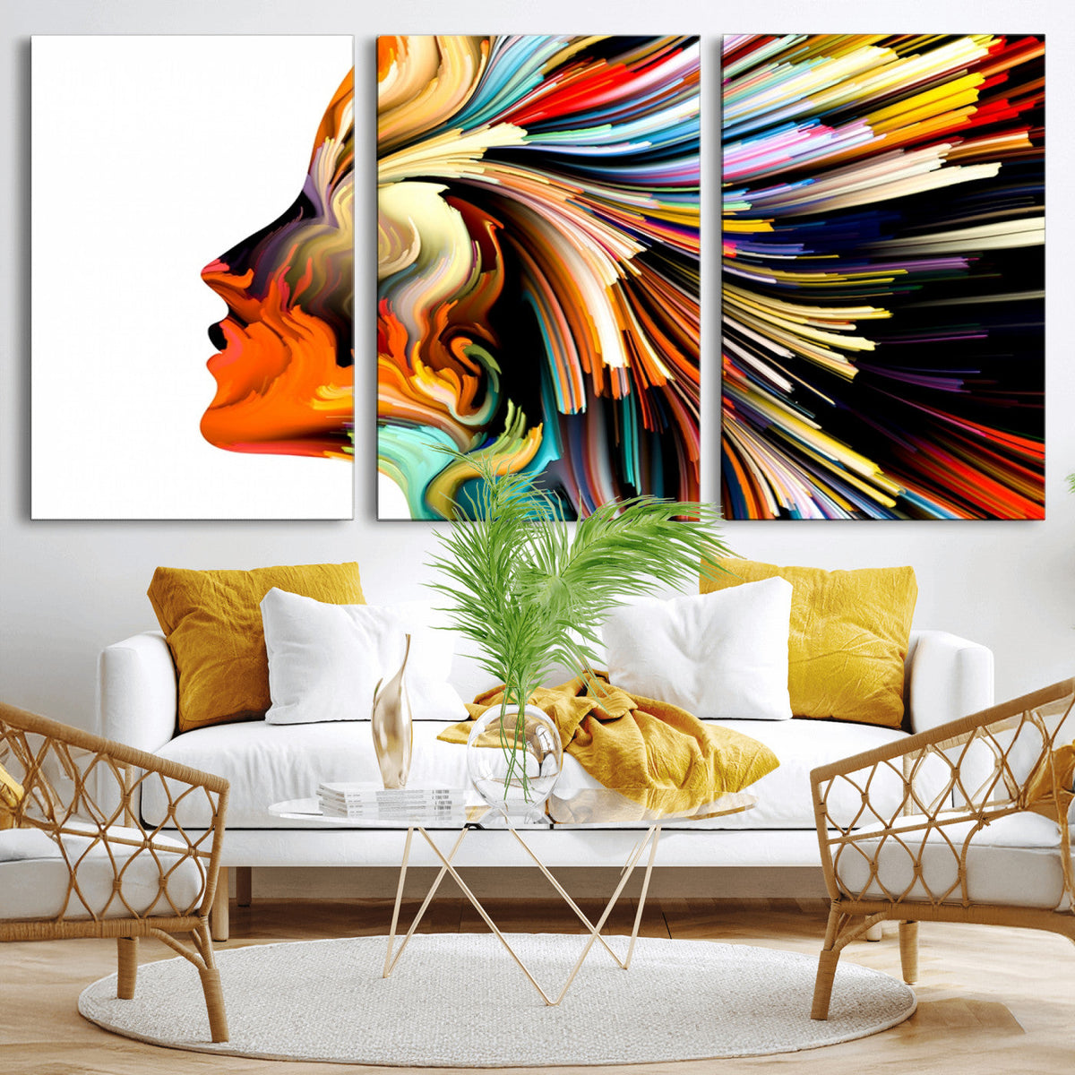 Profile Colors Canvas Print