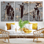 African American Wall Art | Elegant African Women Canvas Print