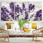 Lavender Herb Wall Art Canvas Print