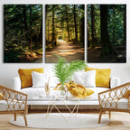 Natural Landscape Wall Art Relaxing Forest Canvas Print