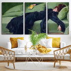 Decadent Girl by Ramon Casas Wall Art Canvas Print, Framed