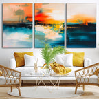 Colorful Abstract Wall Art | Bold Modern Canvas Print | Ready to Hang