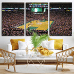 Celtics Game Versus The Timberwolves, Basketball Arena Wall Art