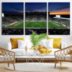 Michigan State Spartans Football Team Print, East Lansing, Home Bar Wall Decor