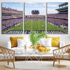 TCU Horned Frogs Football Team Print, Fort Worth Amon G. Carter Stadium, Framed and Ready to Hang
