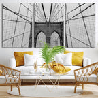Large Brooklyn Bridge Wall Art Canvas Print