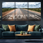 Recovery Road Wall Art Canvas Print