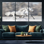 The White Horses Wall Art, Framed White Horses Wall Art