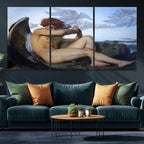 Fallen Angel Wall Art Canvas Print, Alexandre Cabanel Classic Art Reproduction