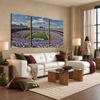 Buffalo Bills Highmark Stadium Wall Art Canvas Print, Bills Game Day Decor