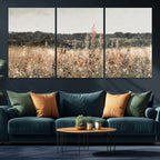 Rustic Field Landscape Wall Art Print, Giclee Canvas Wall Art