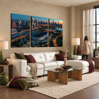 Chicago Bears Soldiers Field Wall Art Canvas Print