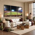 Dooley Stadium Wall Art, Sports Arena Panoramic Canvas