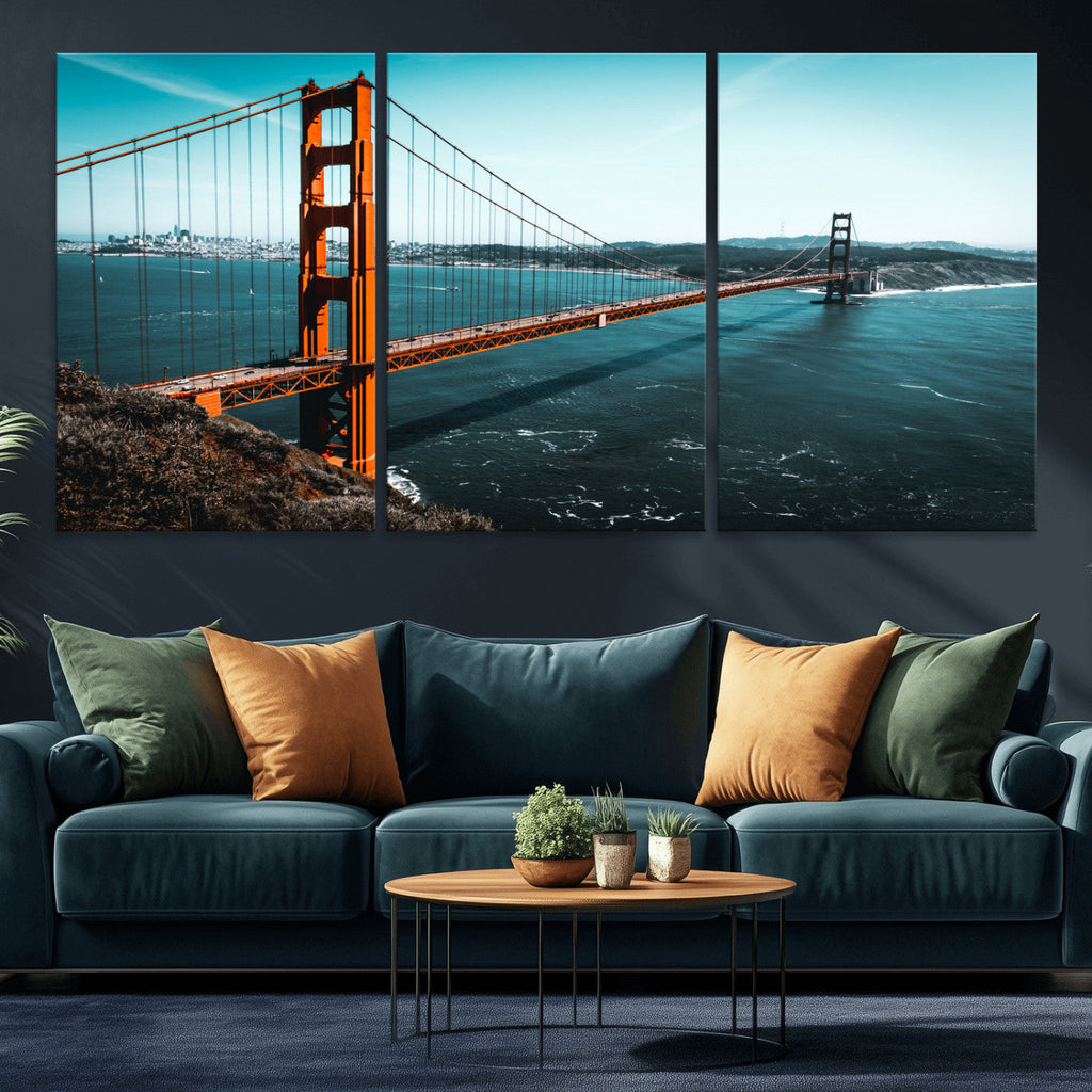 Golden Gate Bridge Wall Art Canvas Print | San Francisco Landmark Photography