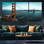 Golden Gate Bridge Wall Art Canvas Print | San Francisco Landmark Photography