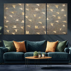 Abstract Birds Wall Art Canvas Print