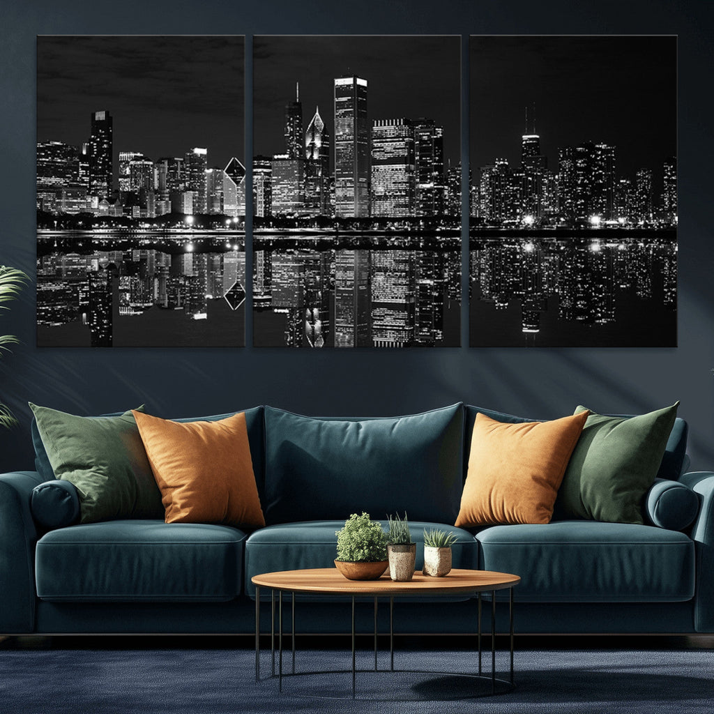 Chicago Wall Art Canvas Print