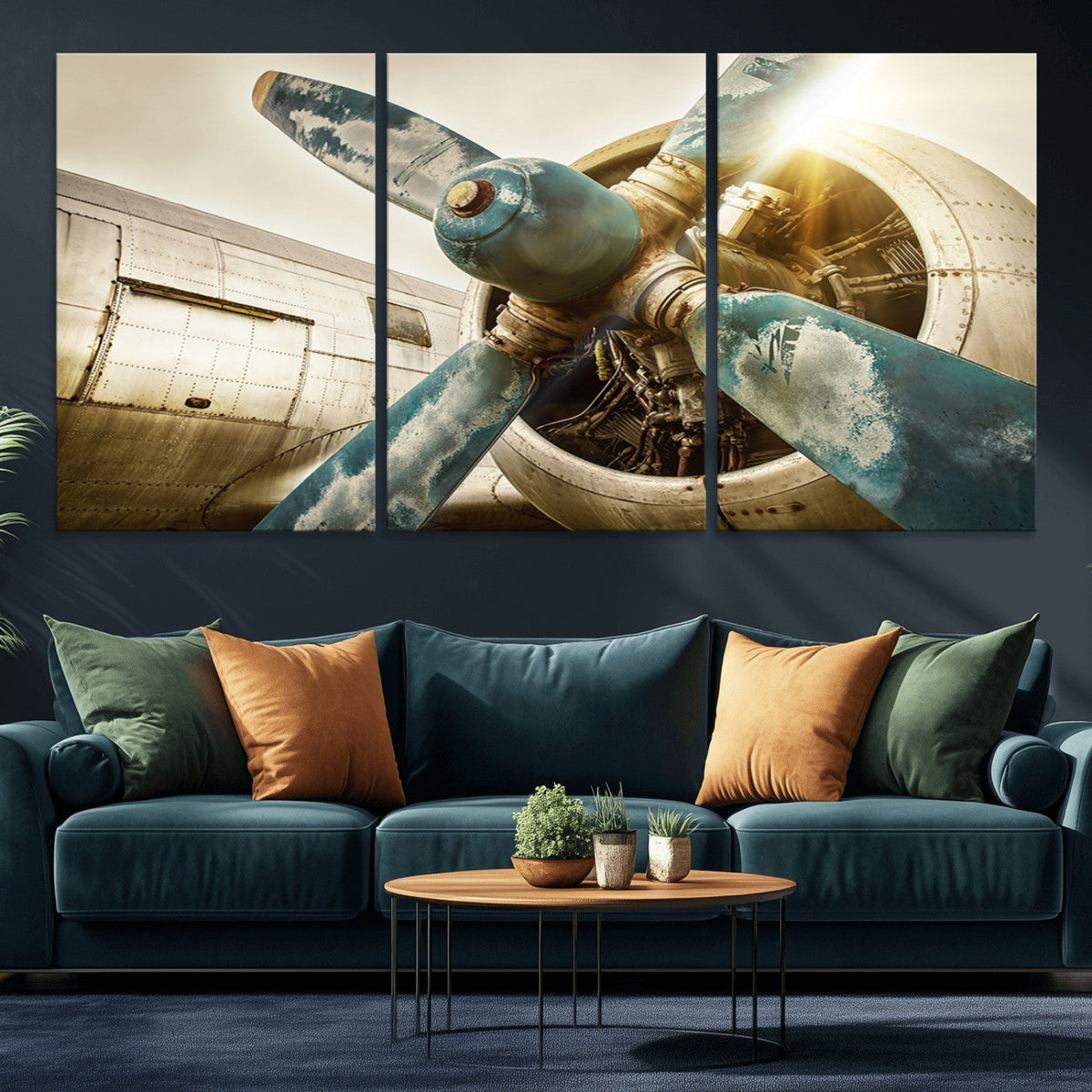 Vintage Airplane Canvas Print