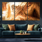 Buddha Statue Hands Wall Art Canvas Print