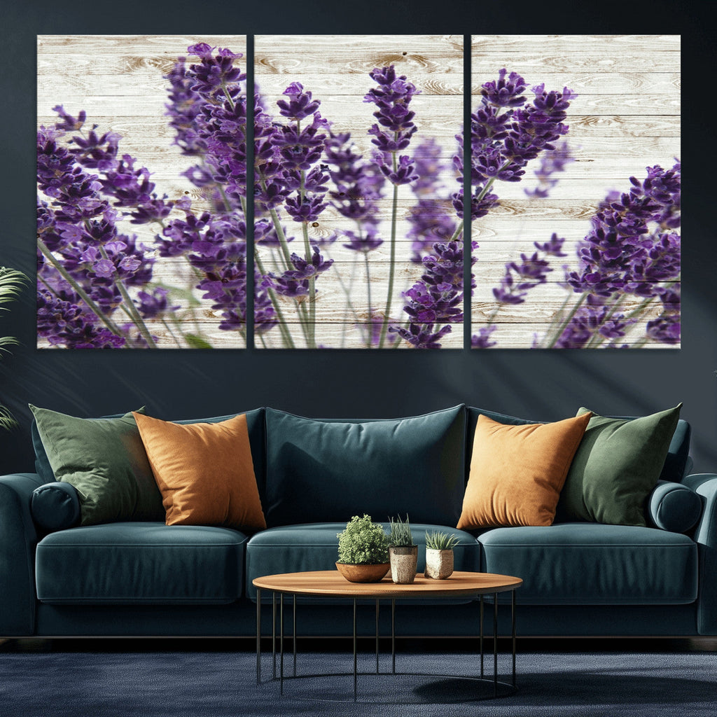 Lavender Herb Wall Art Canvas Print
