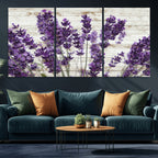 Lavender Herb Wall Art Canvas Print