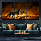 Horse Wall Art Canvas Print, Multi Panel Animal Canvas Print
