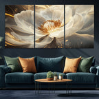 Abstract Floral Wall Art Canvas Print