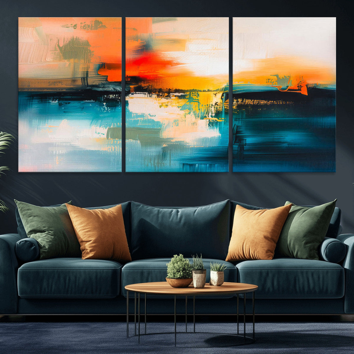 Colorful Abstract Wall Art | Bold Modern Canvas Print | Ready to Hang