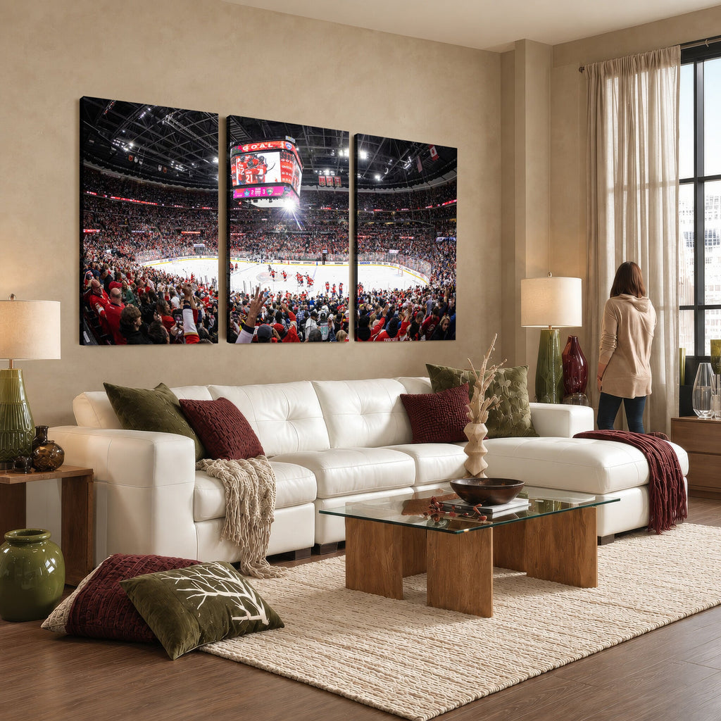 Amerant Bank Arena Wall Art Canvas Print, Hockey Arena