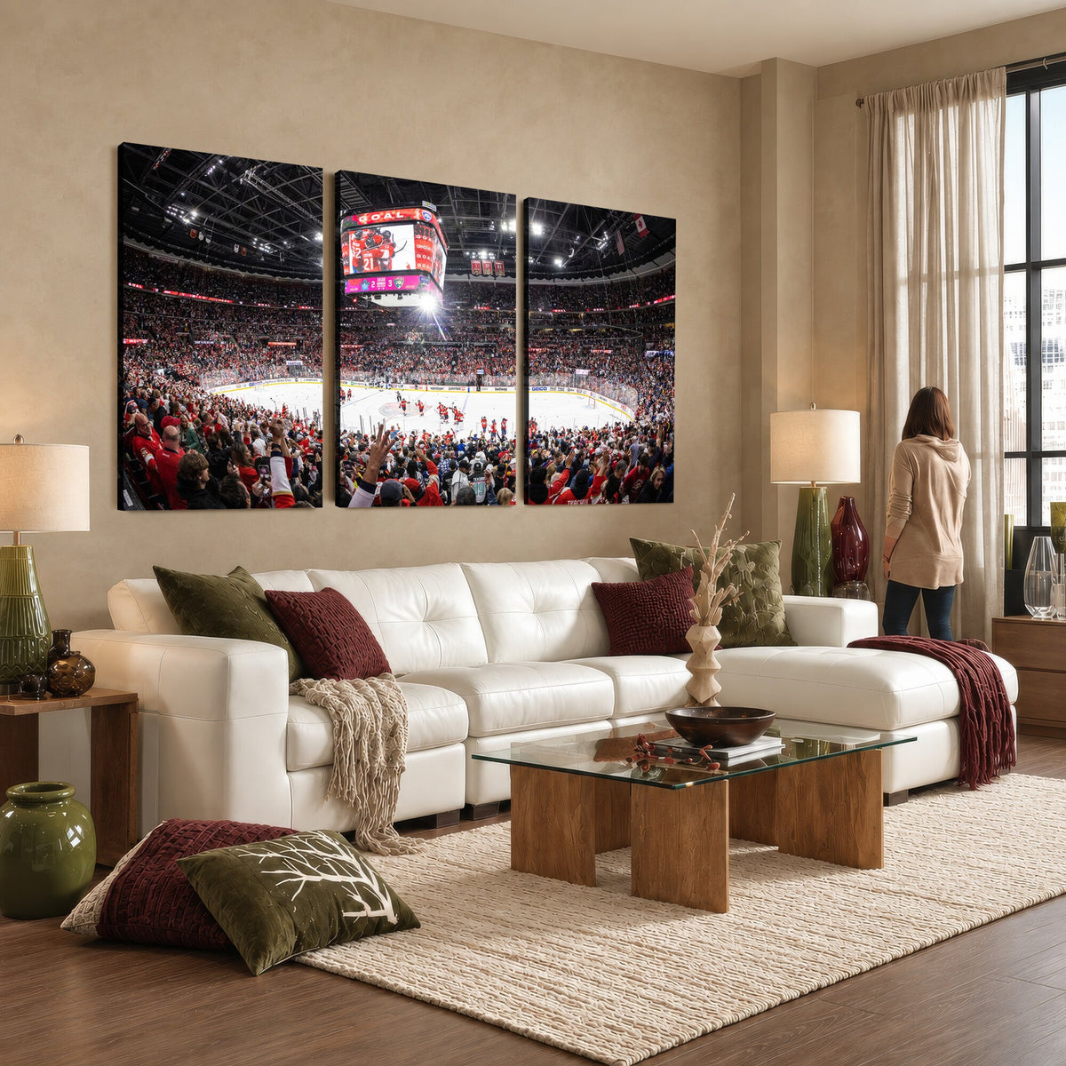 Amerant Bank Arena Wall Art Canvas Print, Hockey Arena