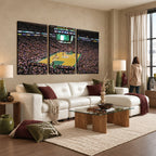 Celtics Game Versus The Timberwolves, Basketball Arena Wall Art