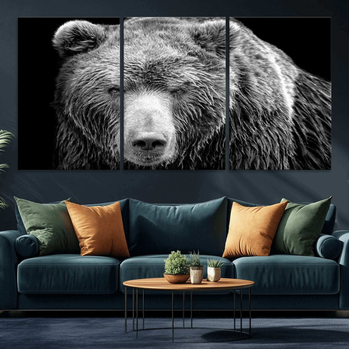399 Grizzly Bear Canvas Print, Ready to Hang Wall Art