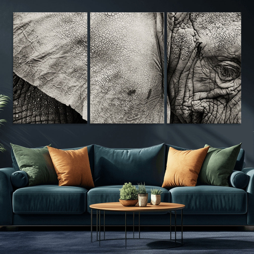 Elephant Wall Art Canvas Print