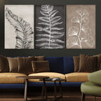 Minimalist Botanical Wall Art Canvas Print, Framed and Ready to Hang