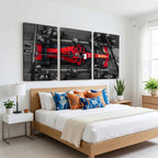 Ferrari Pit Stop Canvas Wall Art | Precision and Speed