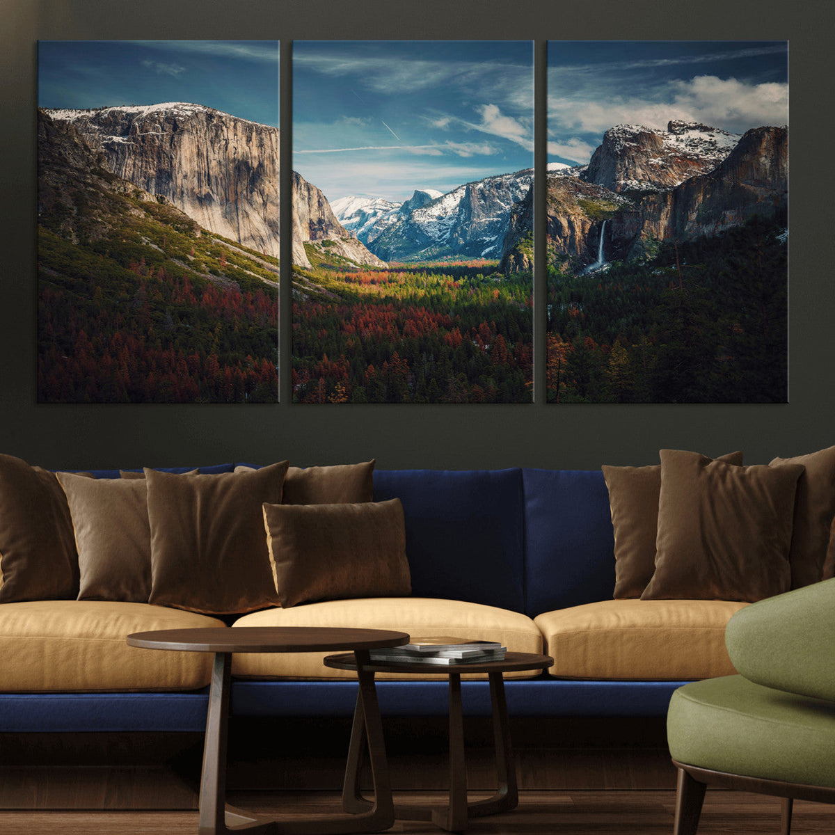 Yosemite National Park Wall Art Canvas Print, Framed El Capitan Mountain Landscape